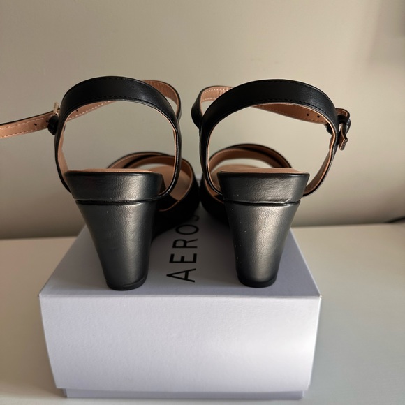 Women’s Aerosoles Black Wedge Sz. 10W - Picture 4 of 5